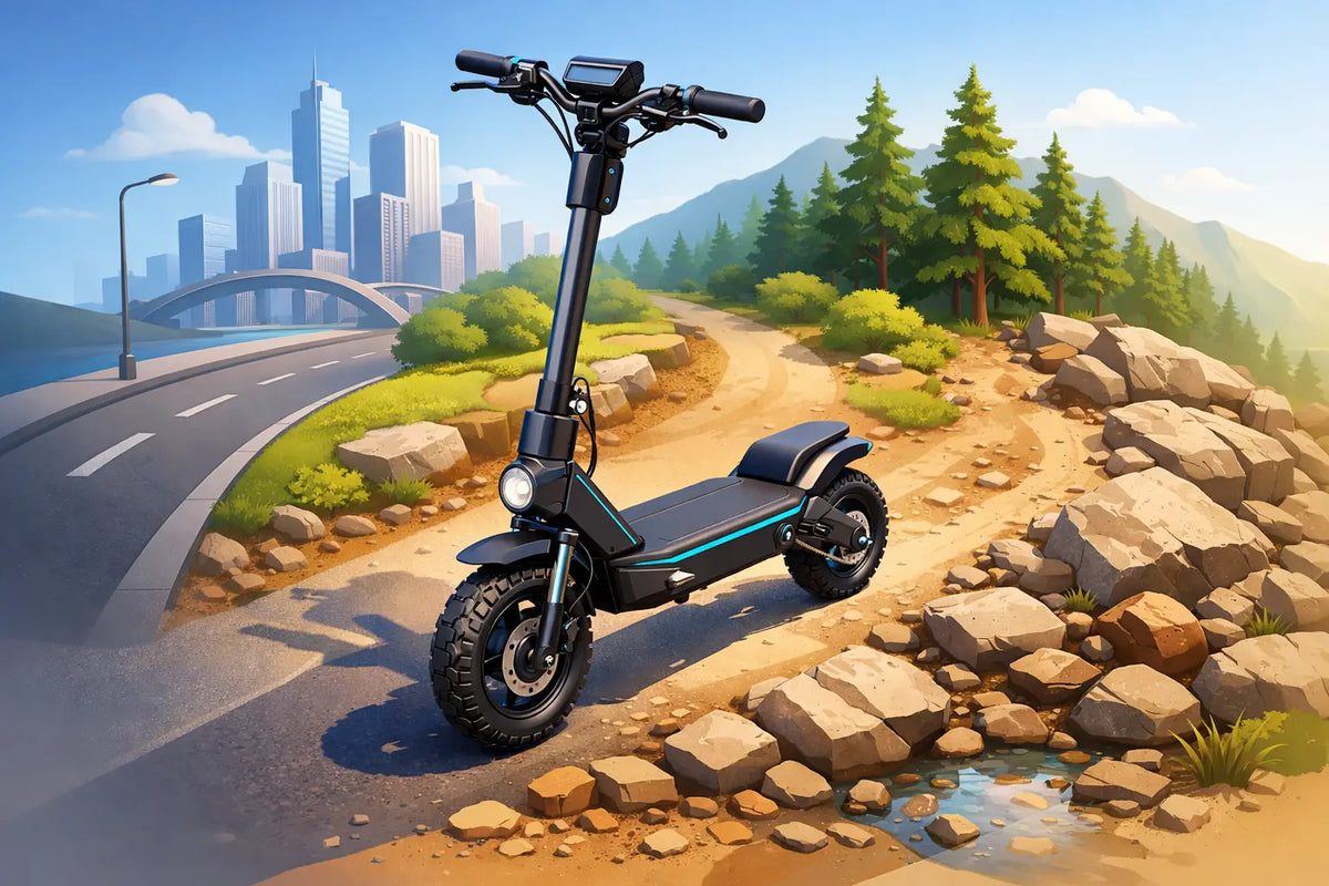 Electric Scooter for Mixed Terrain That Delivers